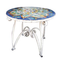 California Arts and Crafts Tile Top Table