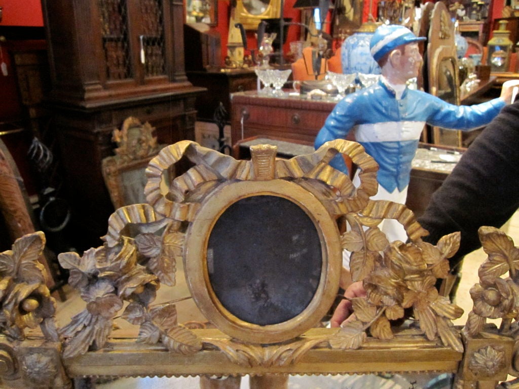 French Louis XVI Giltwood Mirror