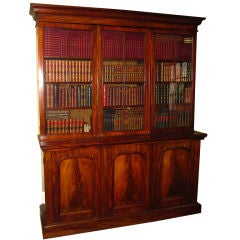 WILLIAM IV MAHOGANY BOOKCASE