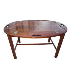 George IV Mahogany Butlers Table On Stand