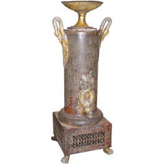 Antique FRENCH EMPIRE TOLE HOT WATER URN