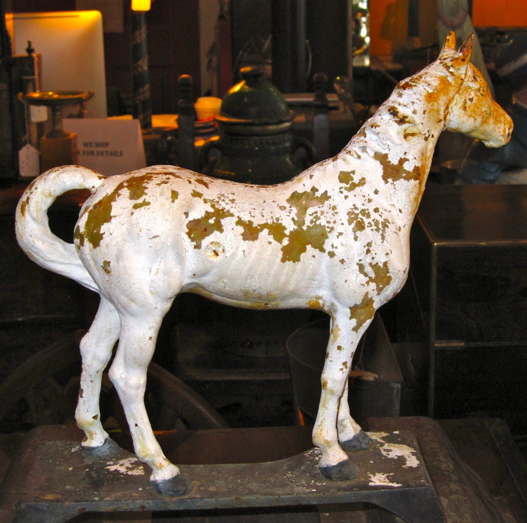 American Cast Iron Horse Form Boot Scraper