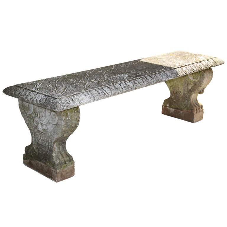 Italian Marble Bench
