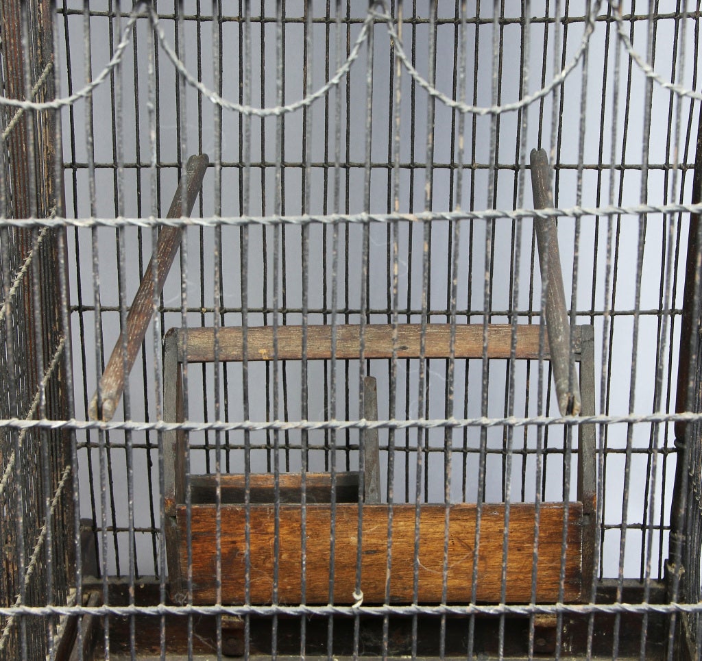 19th Century Regency Mahogany Bird Cage