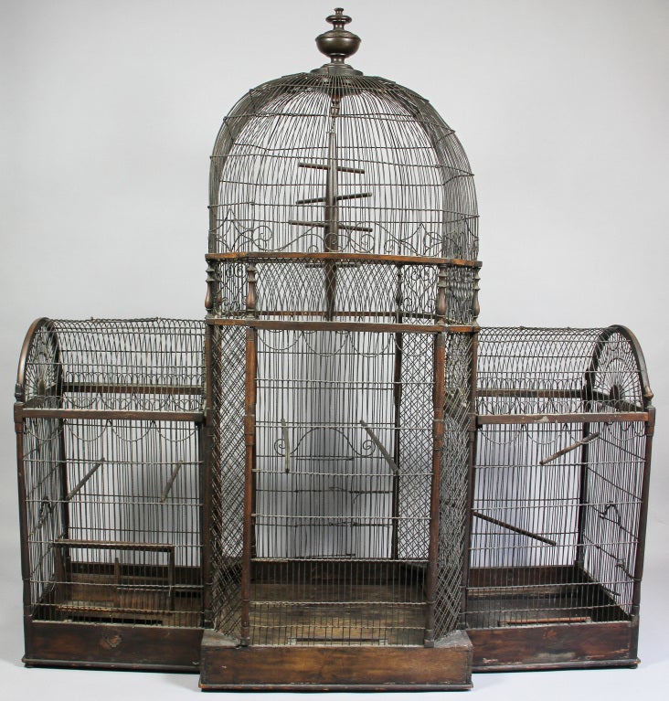 Regency Mahogany Bird Cage 2