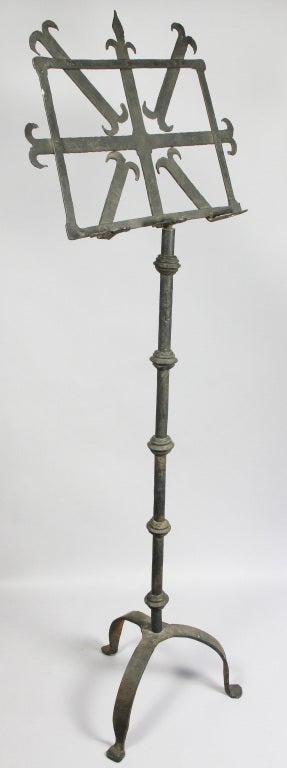 Renaissance Style Wrought Iron Lectern