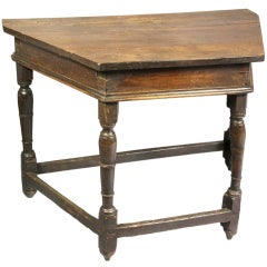 Italian Baroque Walnut Console Table