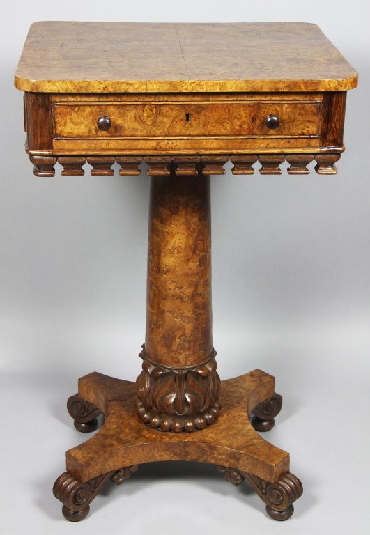 William IV Pollard Oak and Carved Table 3