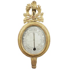 Louis XVI Giltwood Barometer