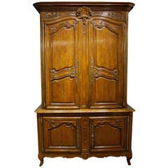 French Louis XV Buffet a Deux Corps 12