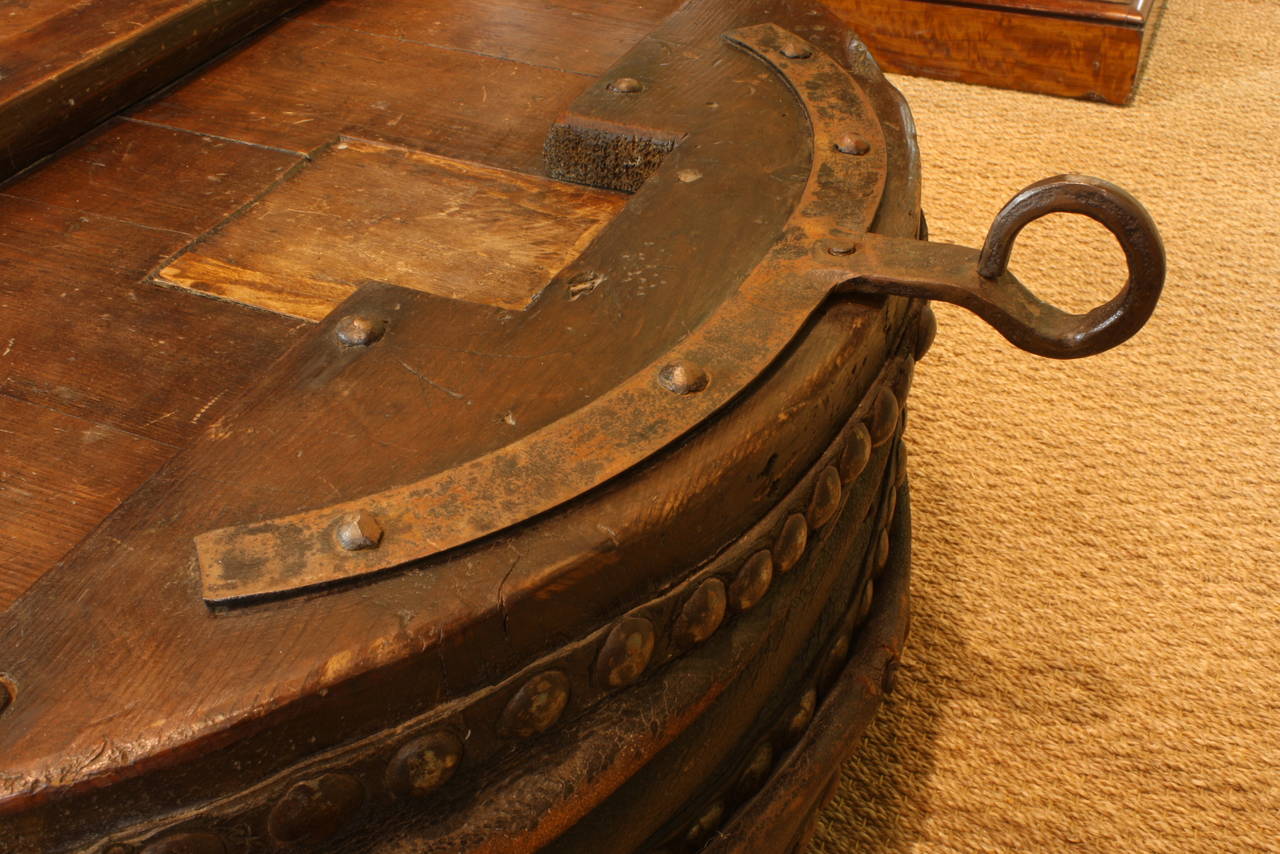 19th Century French Blacksmith's Bellows Coffee Table