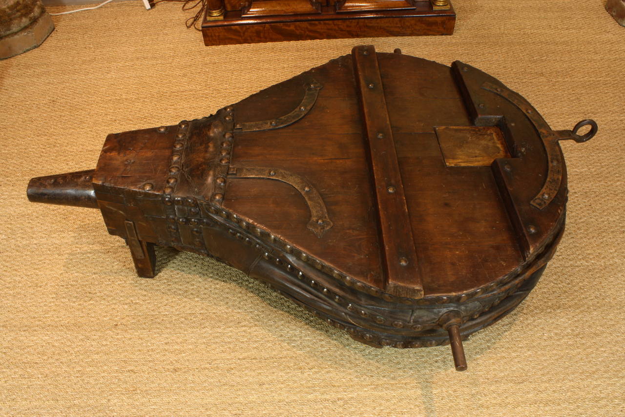 Forged French Blacksmith's Bellows Coffee Table