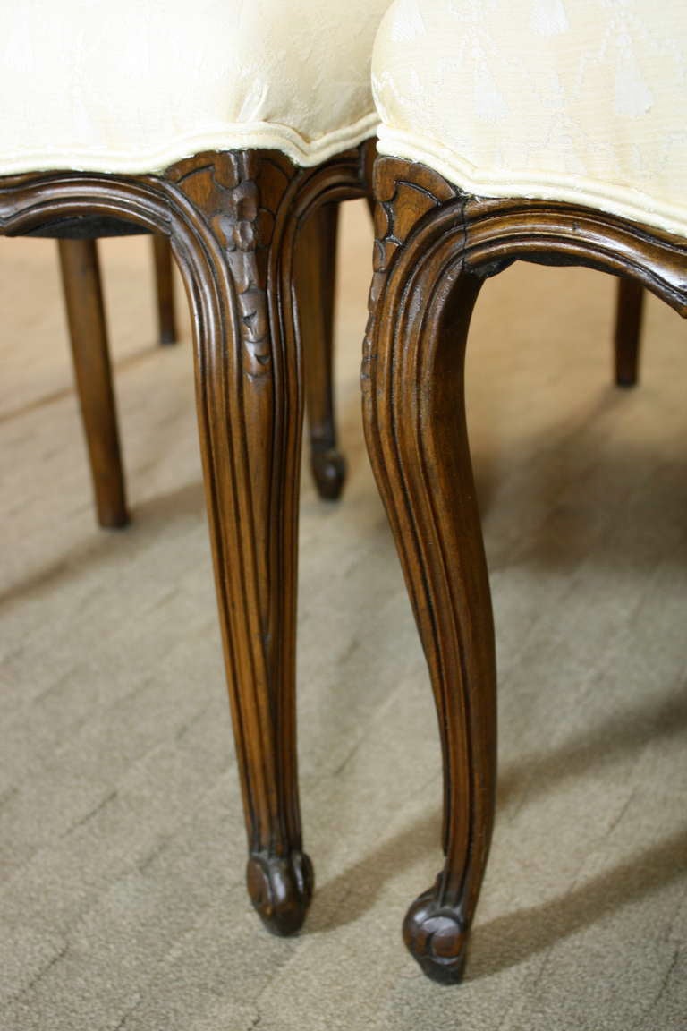 Set of Six Louis XV Style Dining Chairs 1