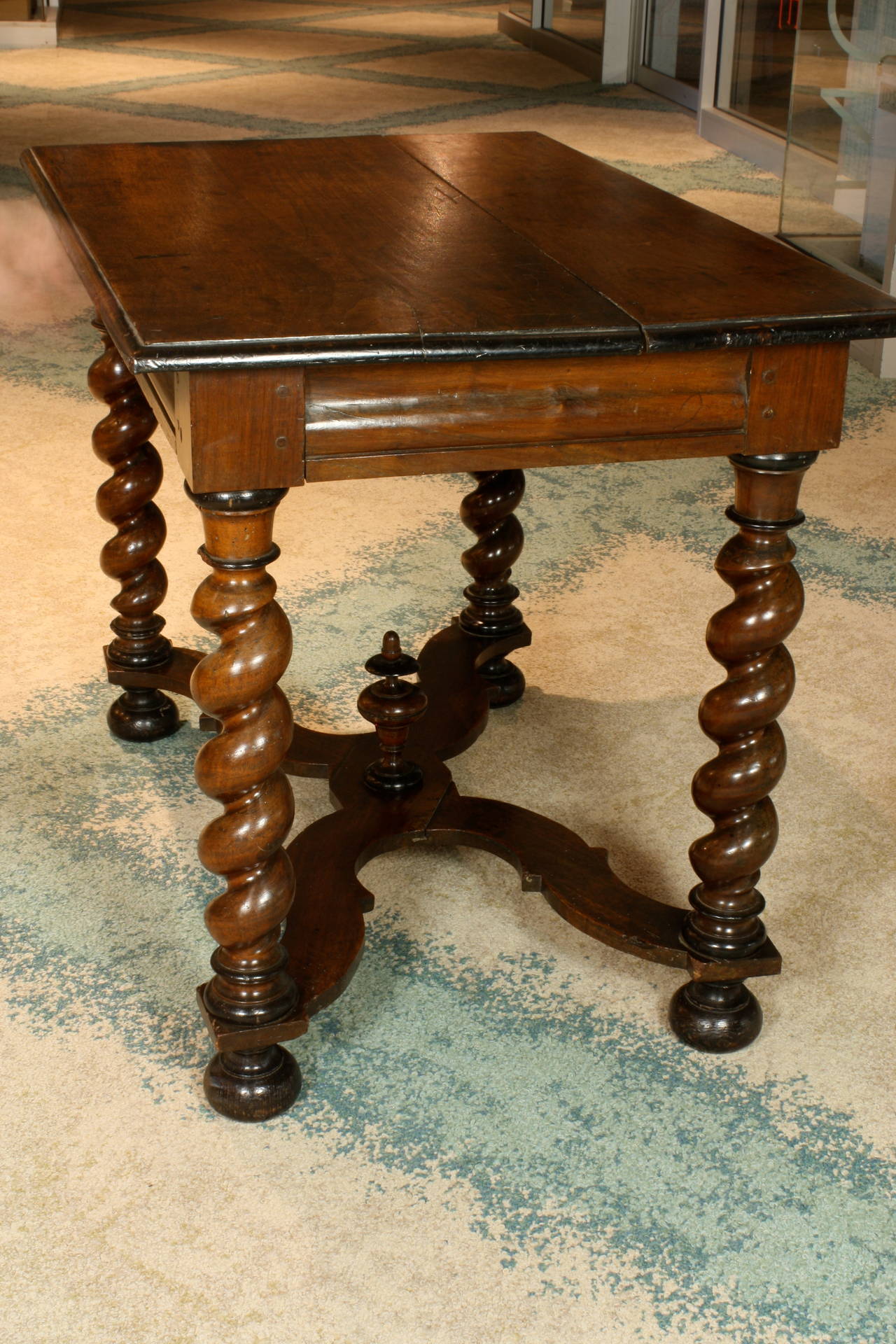 18th Century and Earlier French Louis XIII Period Walnut Desk