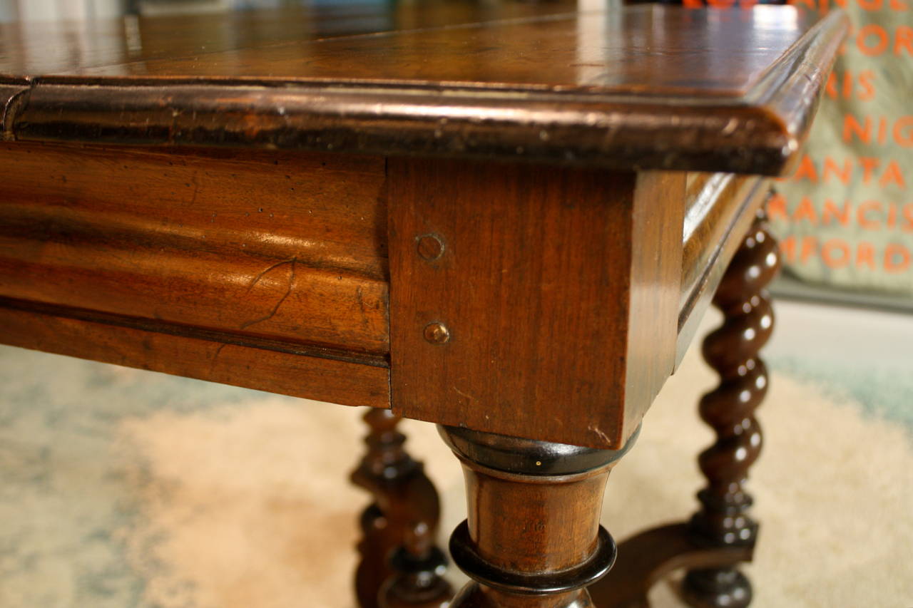 French Louis XIII Period Walnut Desk 5