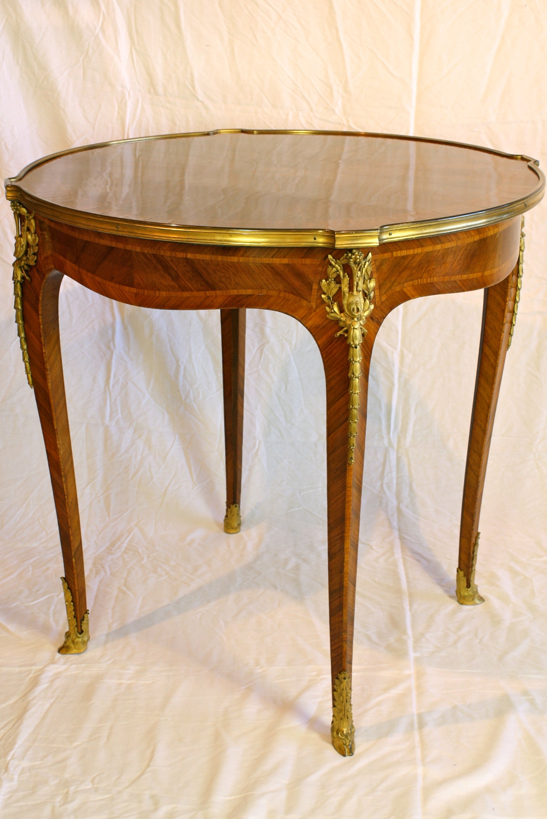 French Louis XV Style Gueridon Table