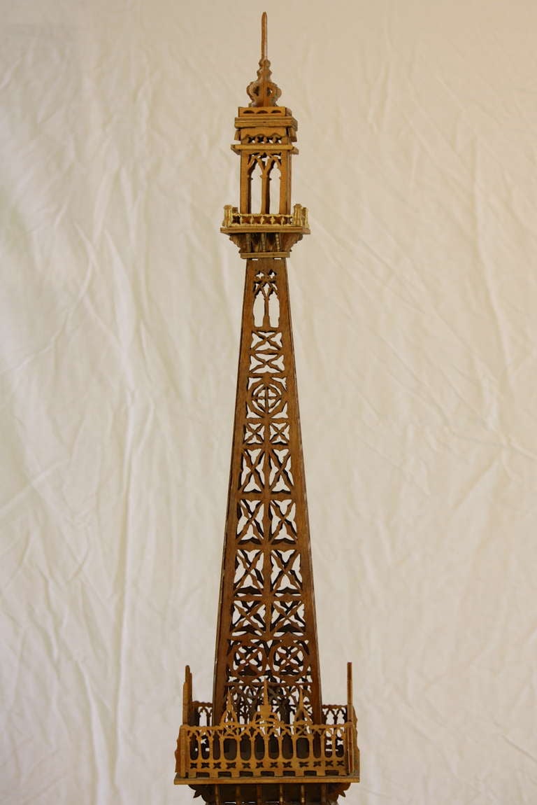 Victorian Eiffel Tower Model