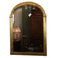 French Art Deco Giltwood Mirror