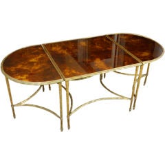 Bagues Gilt-Bronze and Eglomise Glass Coffee Table