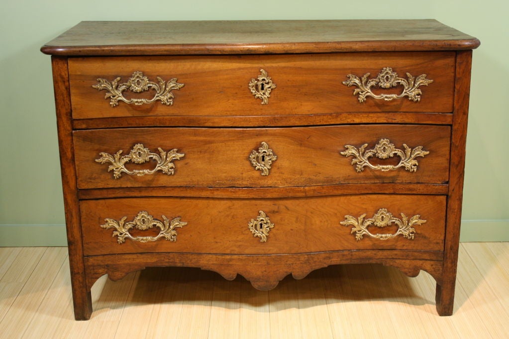 French Louis XV Period Walnut Commode For Sale 4