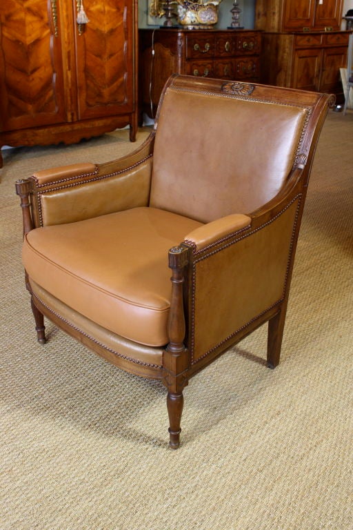 Pair of French Directoire Style Armchairs 1