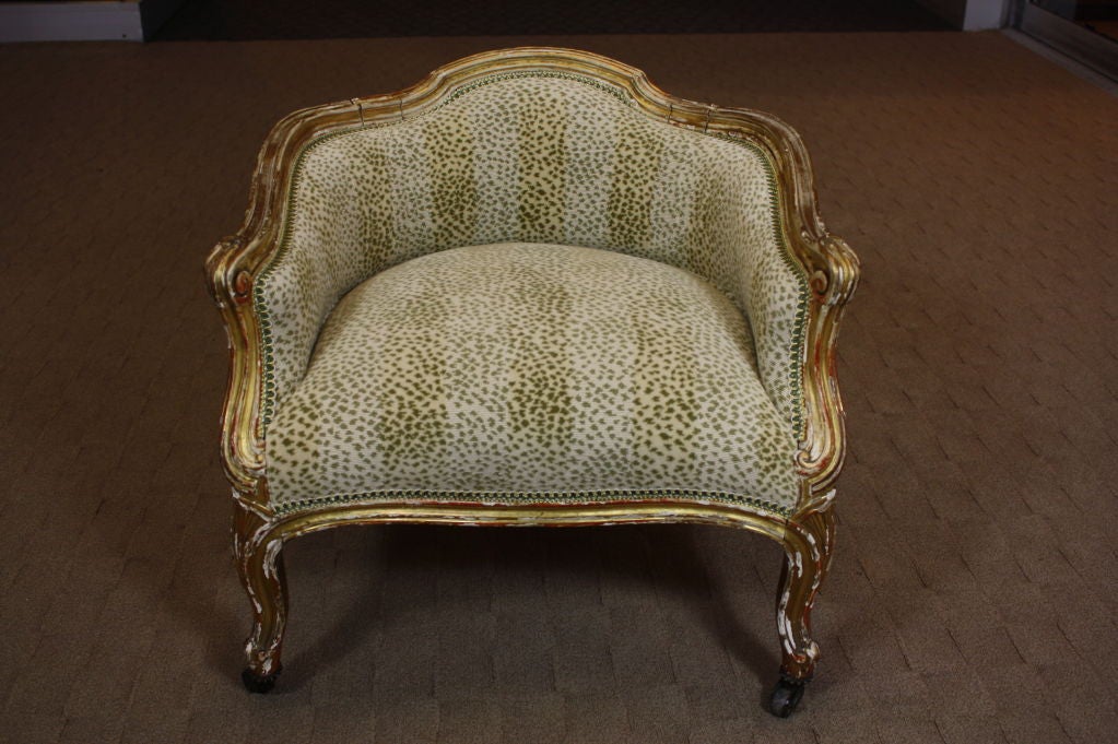 Carved Louis XV Style Giltwood Dog Bed