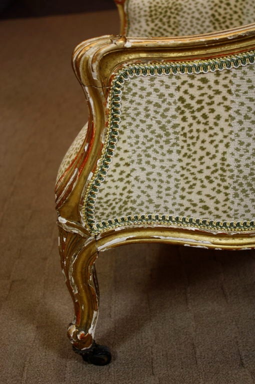 Louis XV Style Giltwood Dog Bed 2