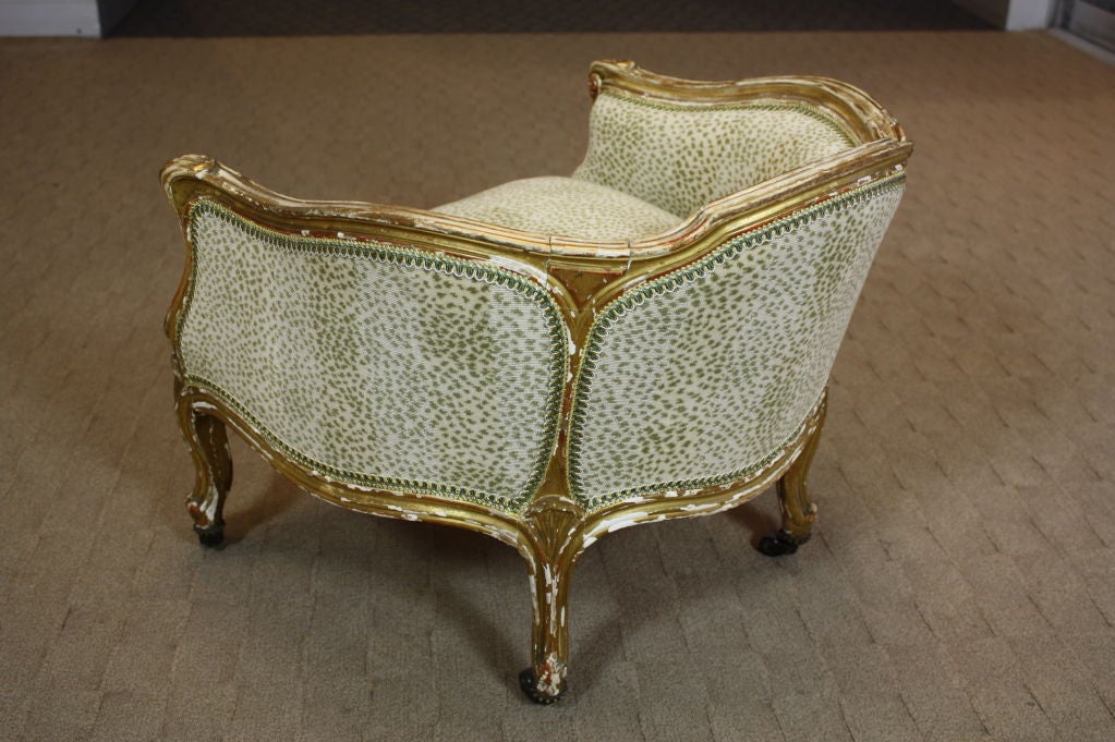 Louis XV Style Giltwood Dog Bed 3