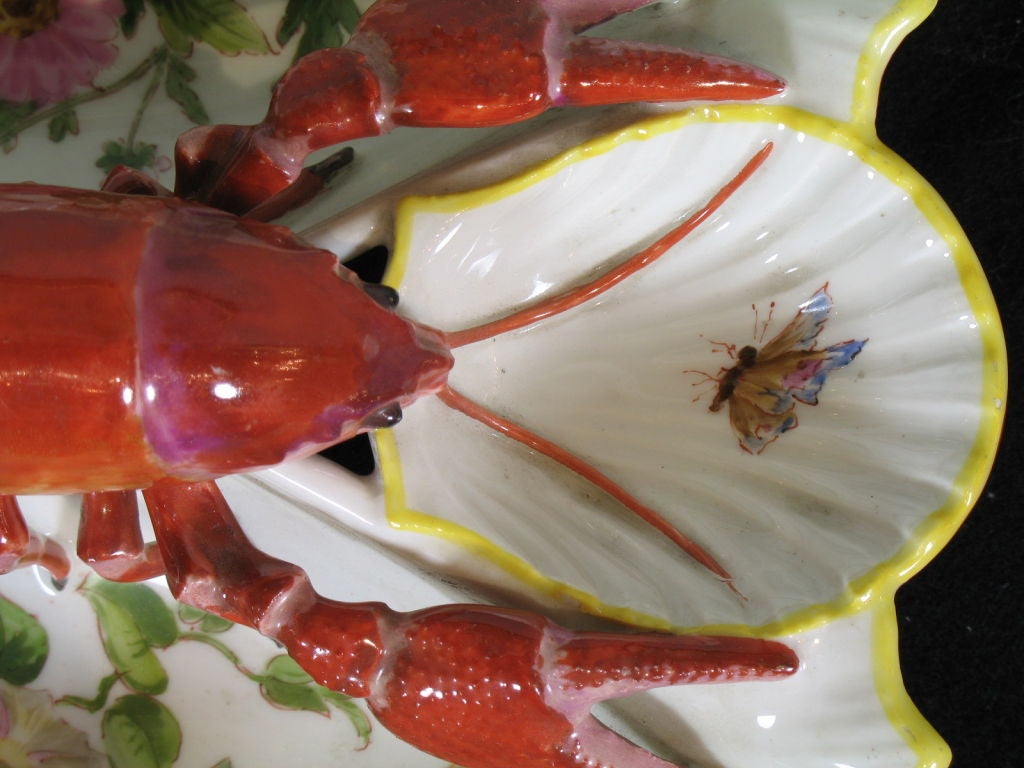 Porcelaine Centre de table homard en porcelaine de Paris en vente