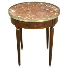 Louis XVI Style Mahogany Bouillotte Table