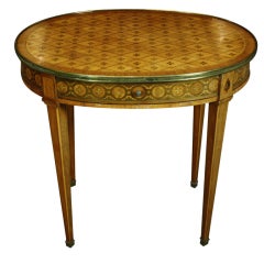 French Louis XVI Style Marquetry Table