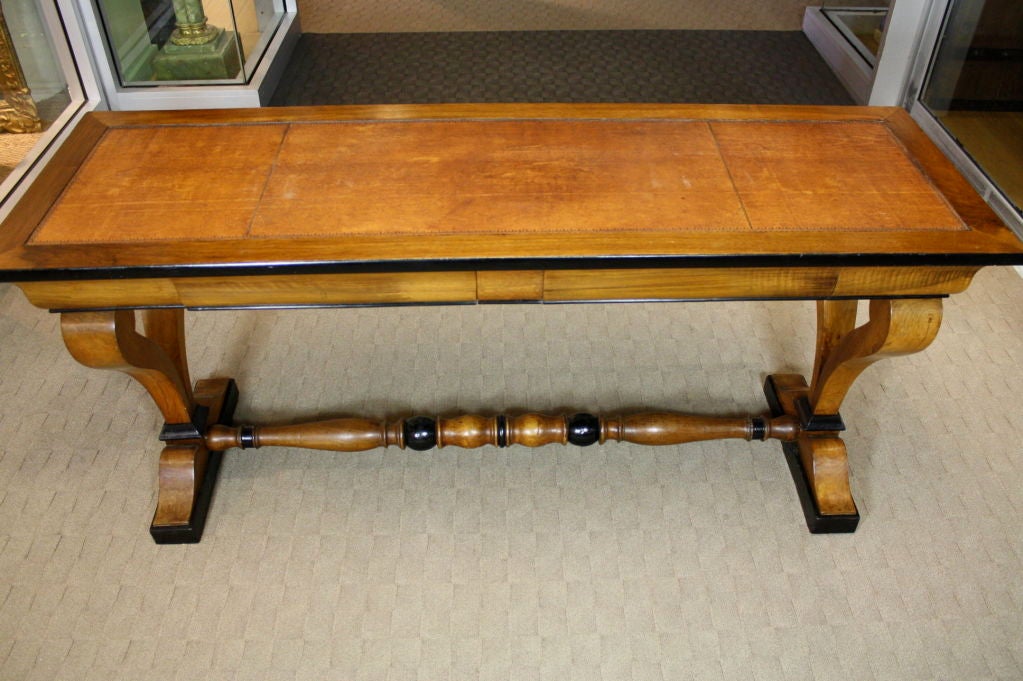 Walnut Biedermeier Sofa Table