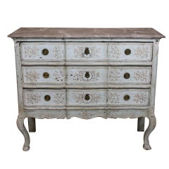 French Louis XV Style Painted Commode