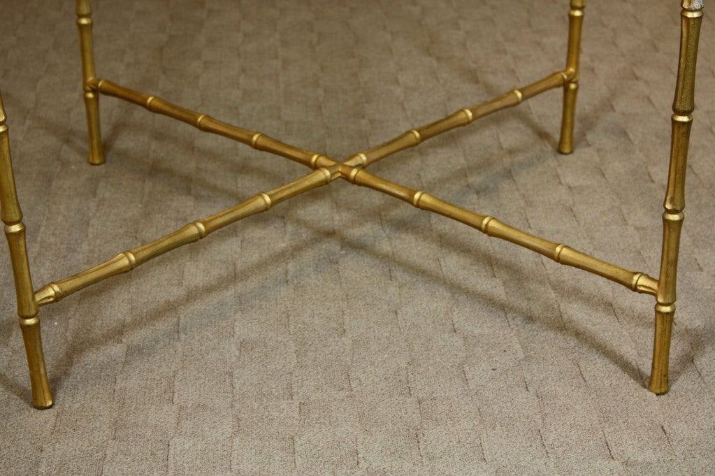 French Baguès Style Gilded Bronze Coffee Table 1