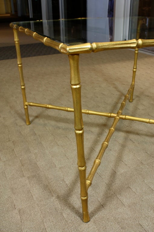 French Baguès Style Gilded Bronze Coffee Table 4