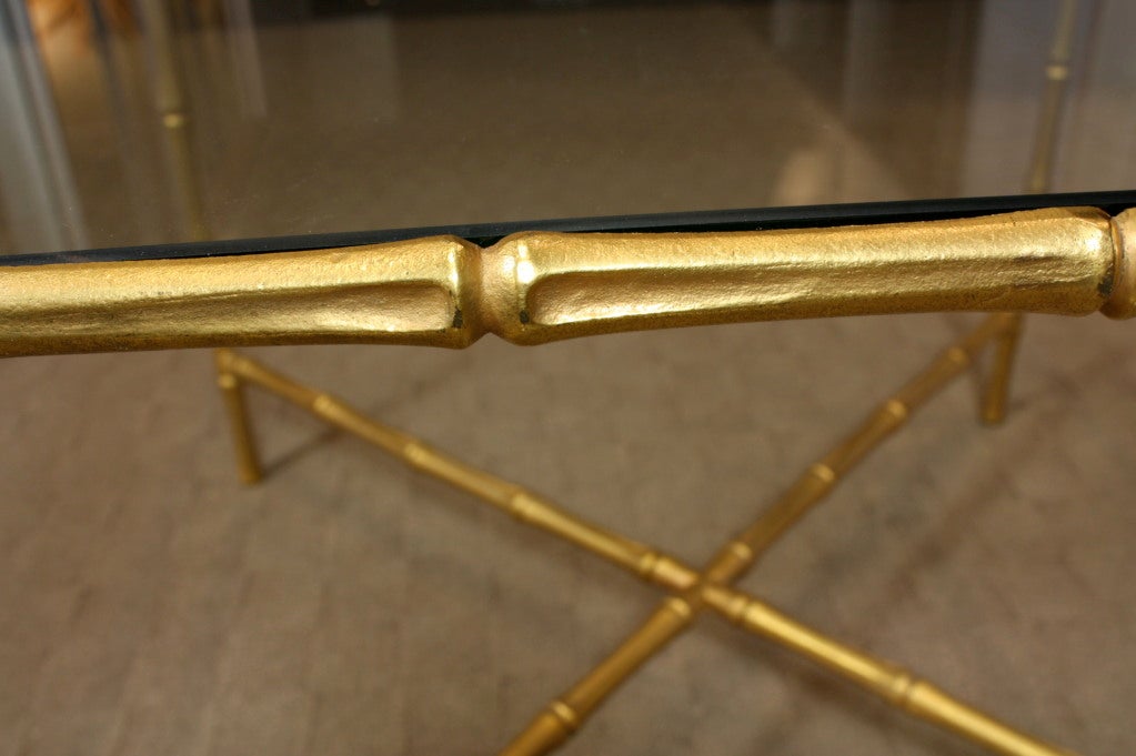 French Baguès Style Gilded Bronze Coffee Table 5