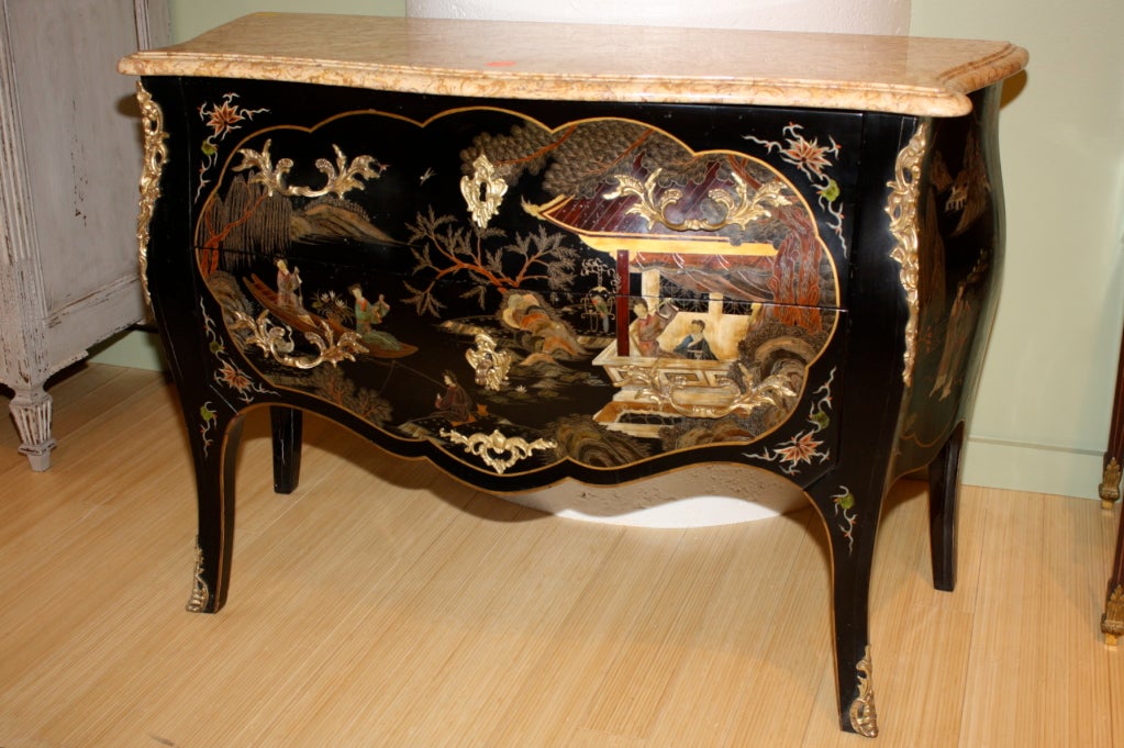 Mid-20th Century French Chinoiserie Commode