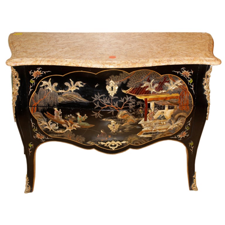 French Chinoiserie Commode
