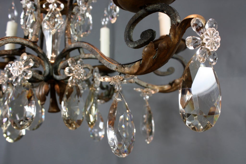 Bagues Style Iron and Crystal Chandelier 5