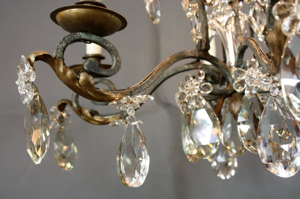 Bagues Style Iron and Crystal Chandelier 4