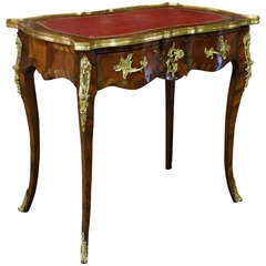 Louis XV Style Parquetry Writing Desk