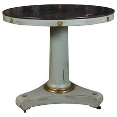French Empire Period Marble-Top Center Table