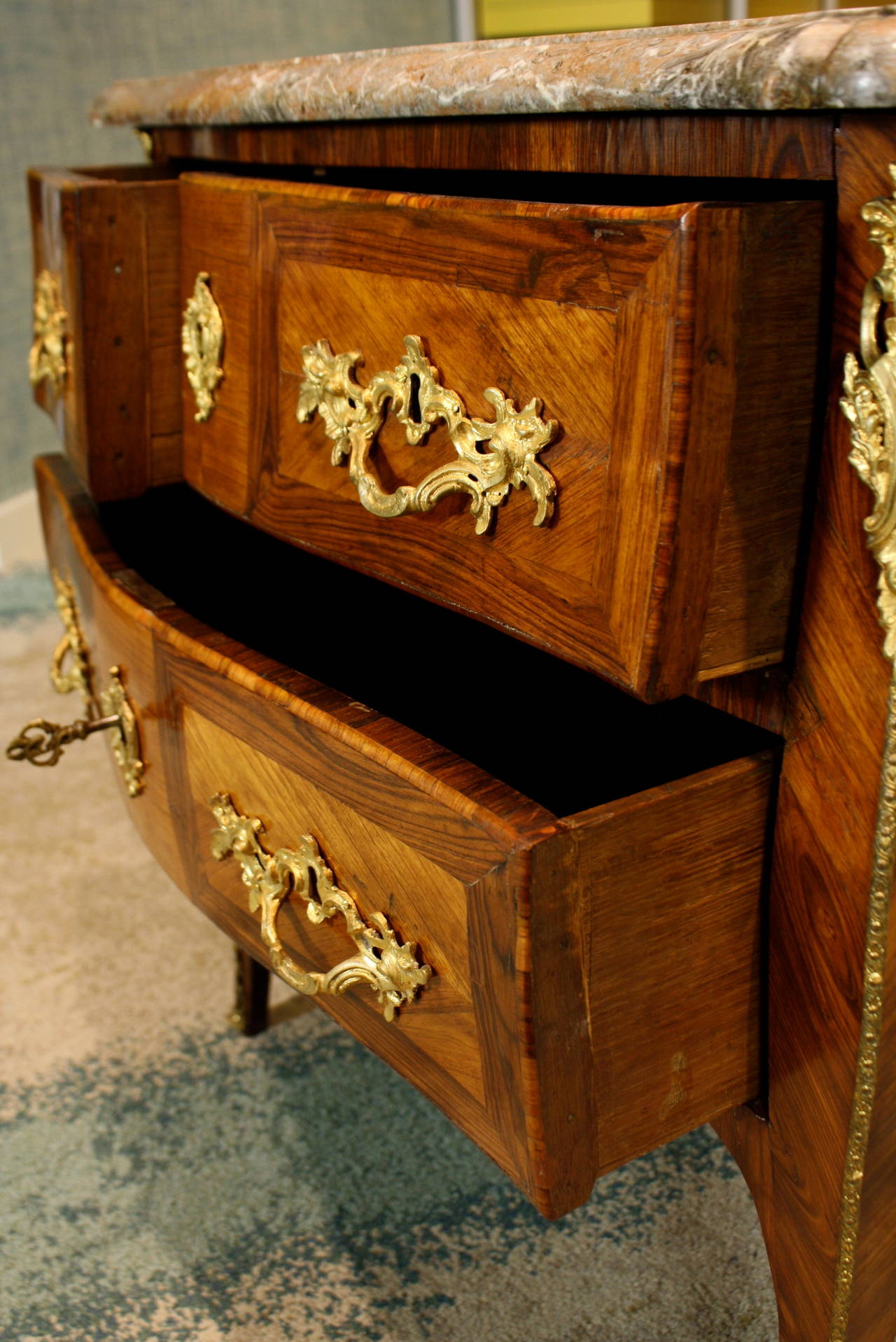 Mid-18th Century French Louis XV Period Petite Commode