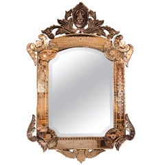 Ornate Venetian Rococo Mirror