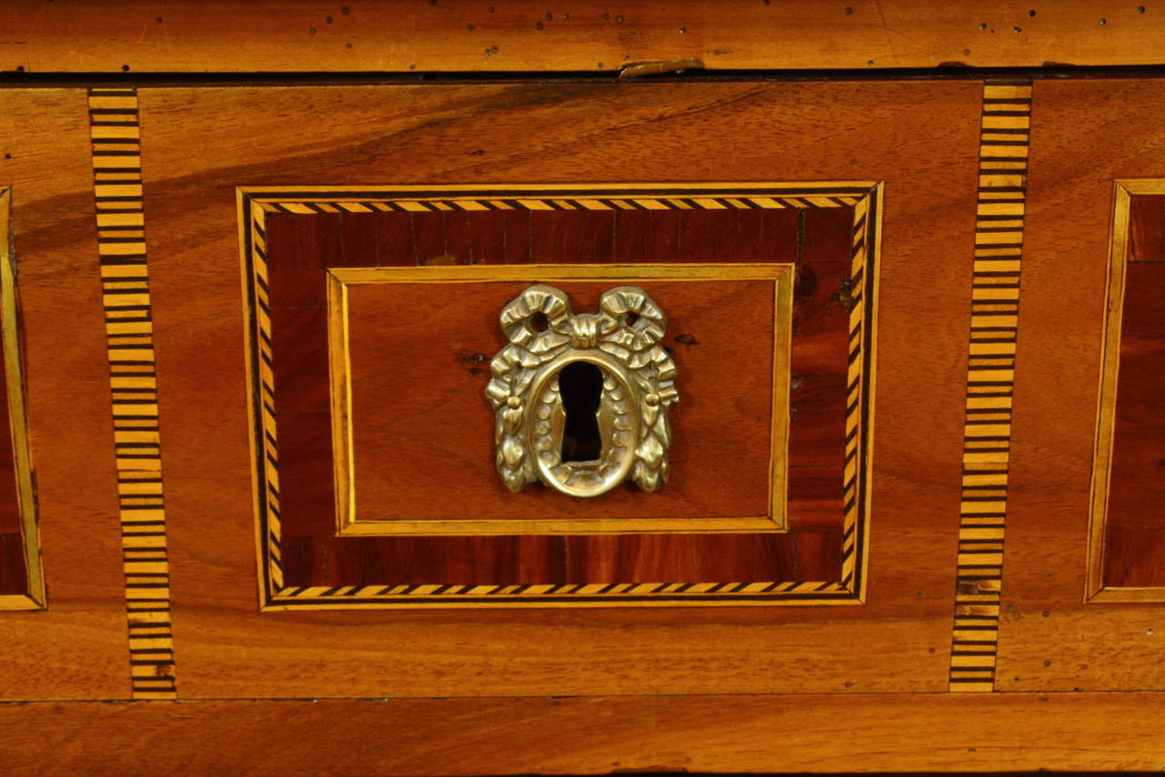 French Louis XVI Period Marquetry Commode 5