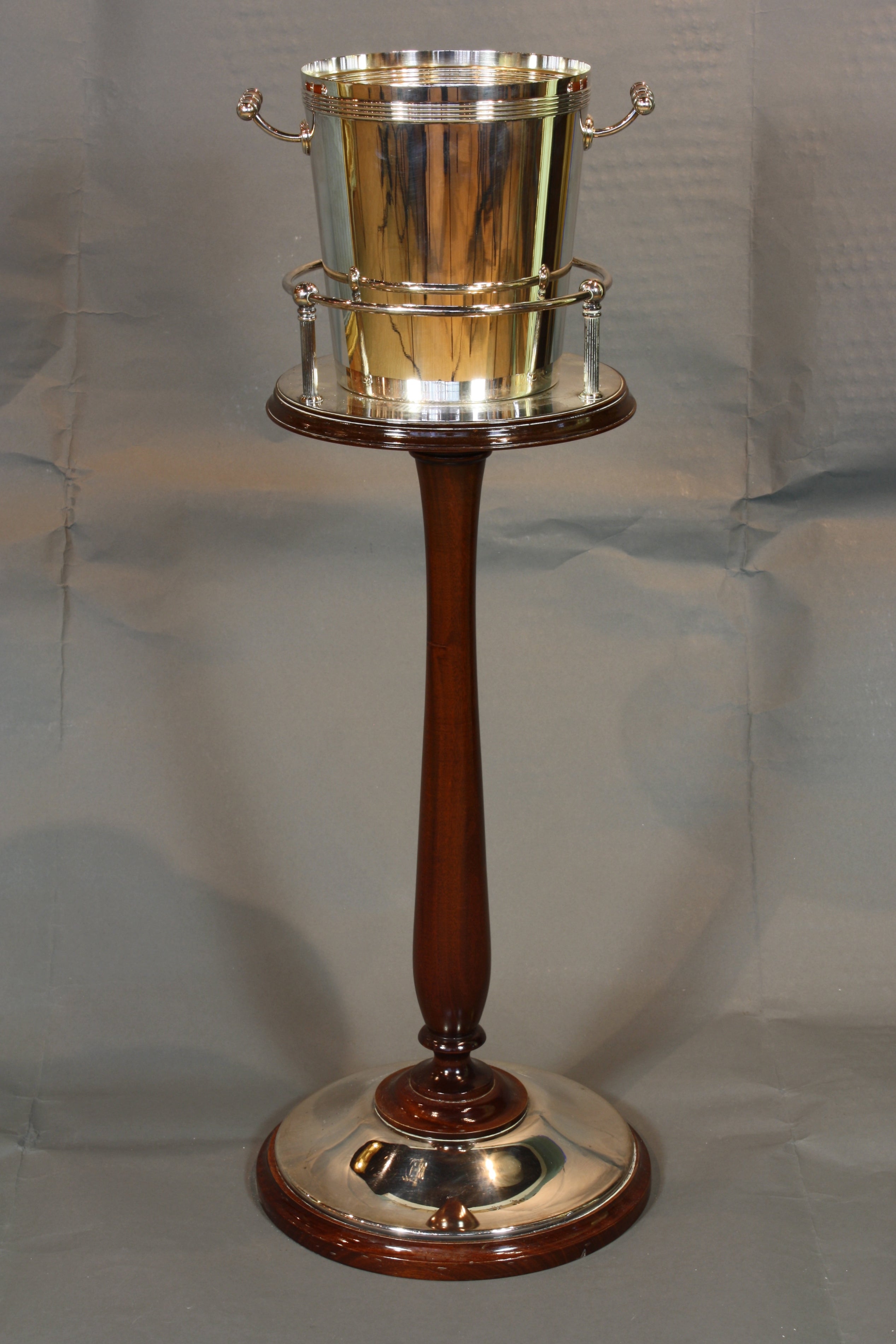 Rare Christofle Champagne Bucket on Stand