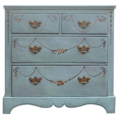 English Faux Painted Chest of Drawers 9