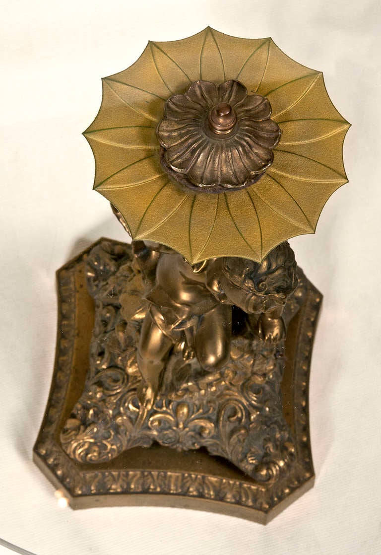 Italian Pair Gilt Cherub Occasional Tables.