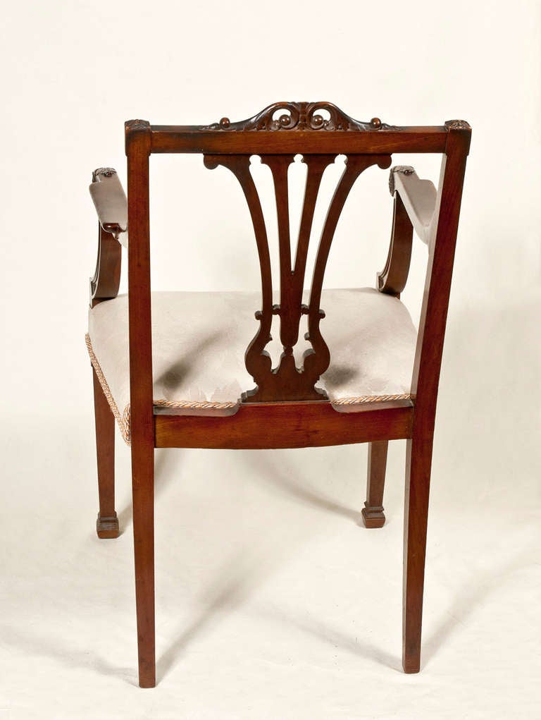 American Georgian Style Dining Chairs-set of eight