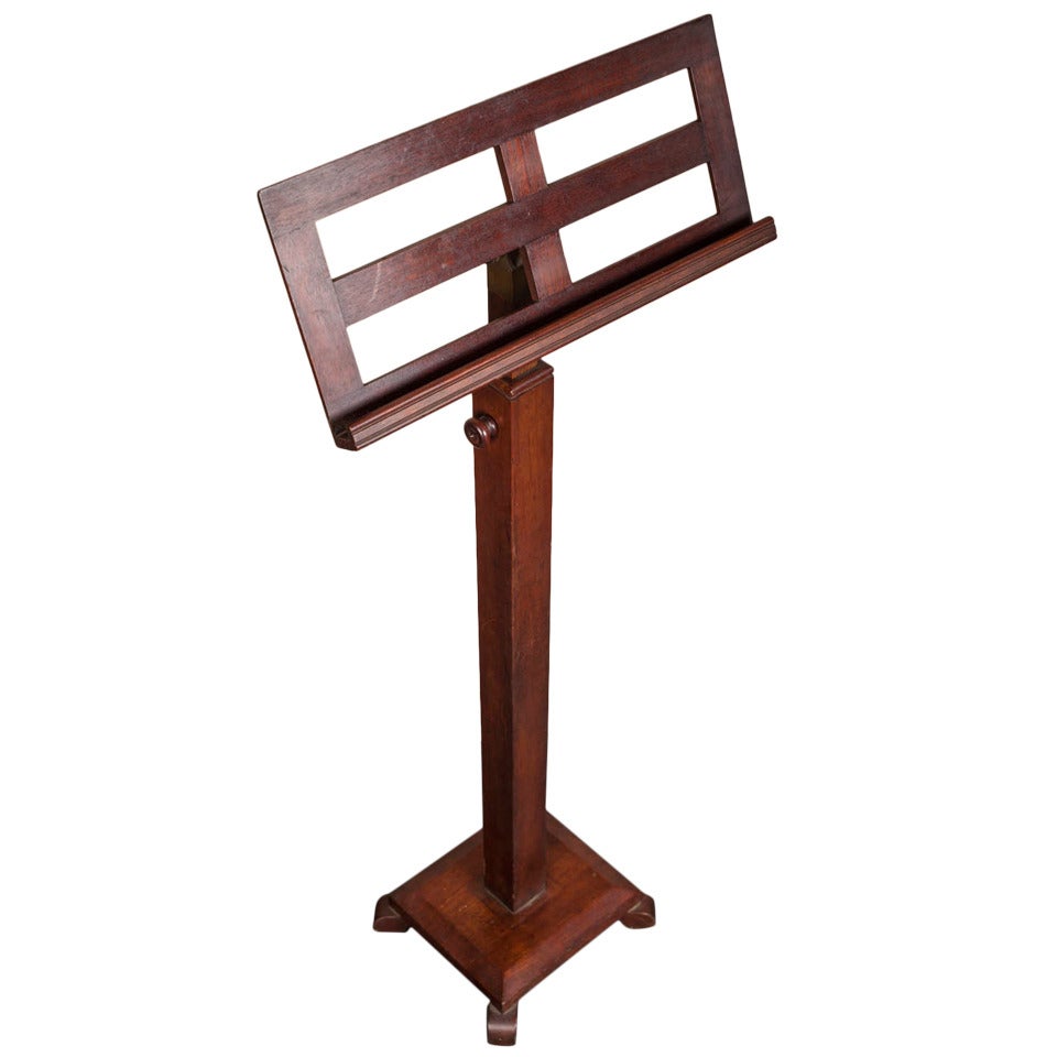 Mahogany Music Stand